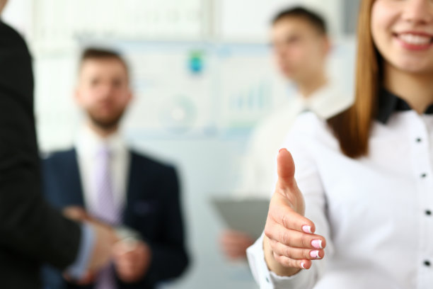 企业主题背景板形象