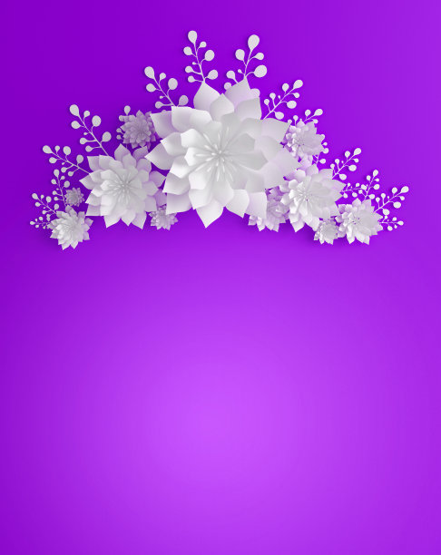 紫色婚礼效果图