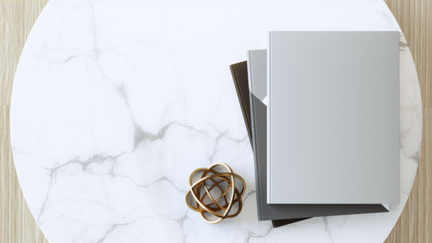 灰色几何图形封面