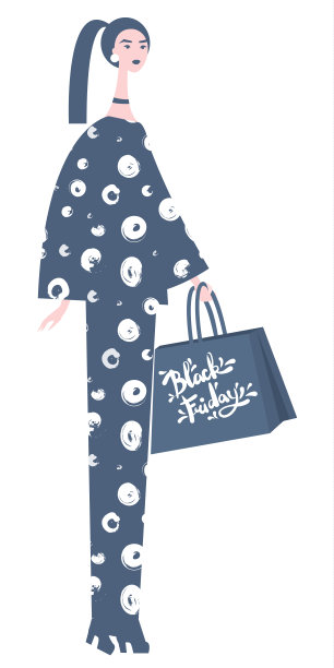 手写字体手提袋