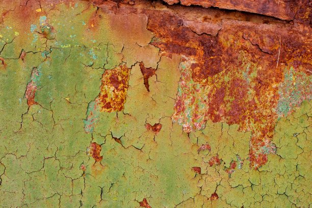 斑驳锈迹金属表面纹理