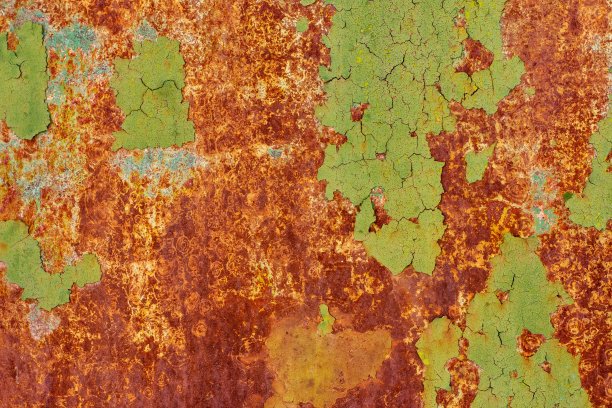 斑驳锈迹金属表面纹理