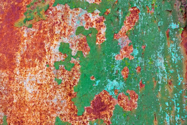 斑驳锈迹金属表面纹理