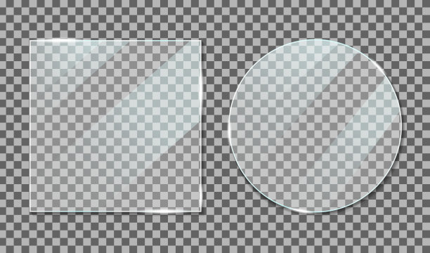 玻璃材质方块矩形圆圈