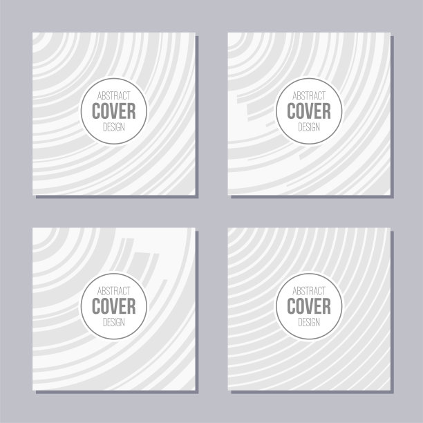 灰色圆形底纹封面