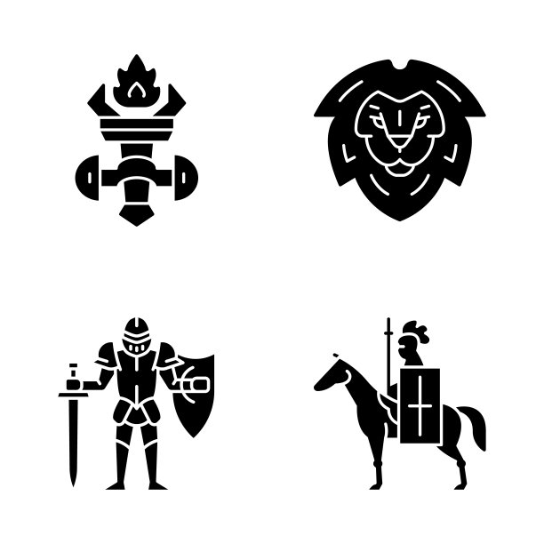 狮马守护logo标志