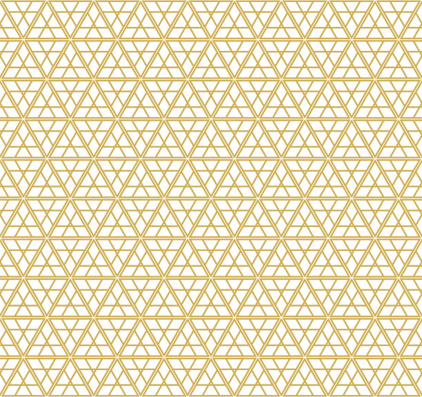 金色抽象格子纹