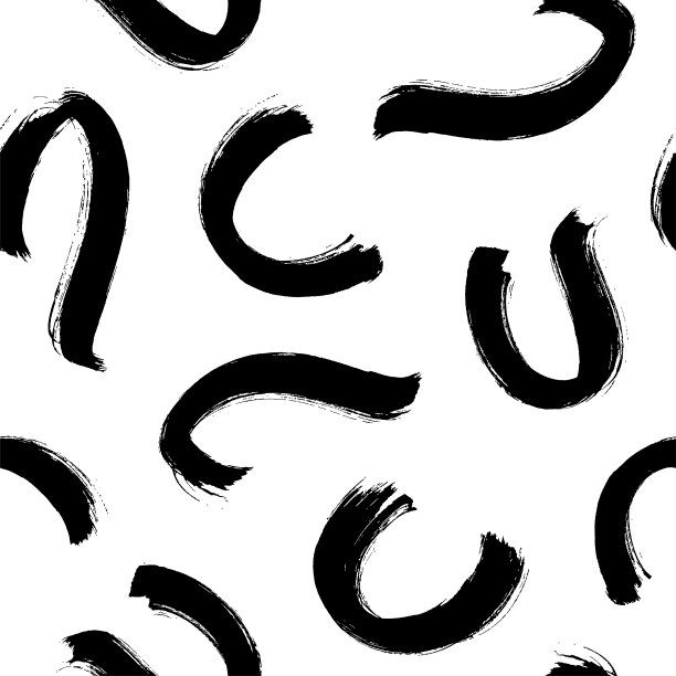 黑白水墨线条抽象纹理图