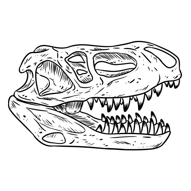 远古鳄化石