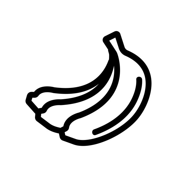 香蕉线稿