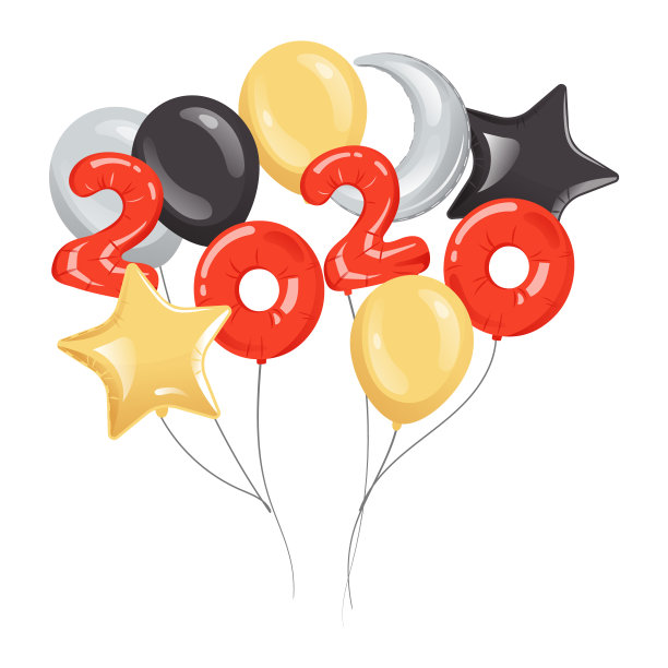 2020气球数字