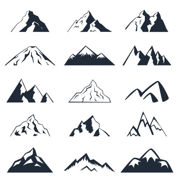 登山logo设计