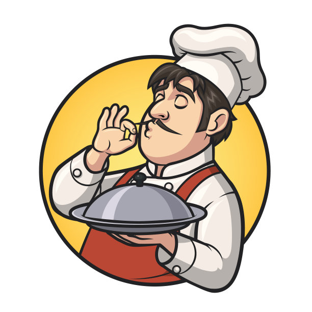 卡通厨师logo