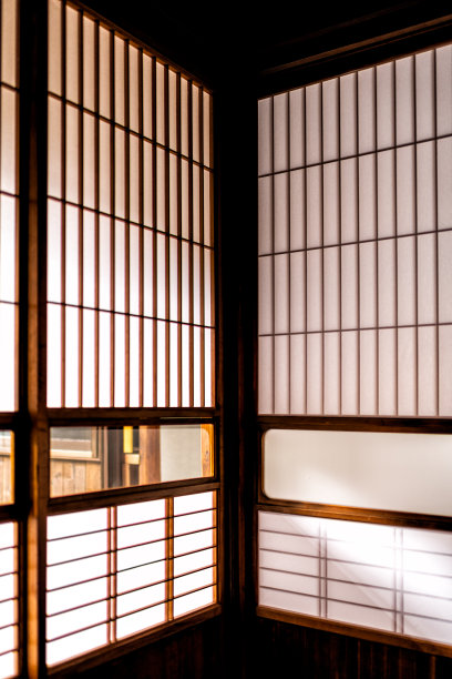 屏风玄关茶室竖版