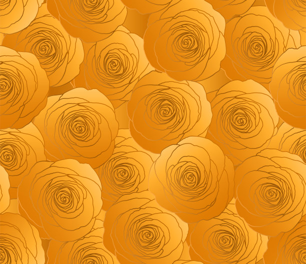 金色玫瑰底纹