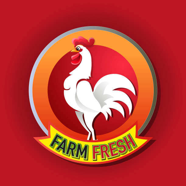 鸡肉logo设计