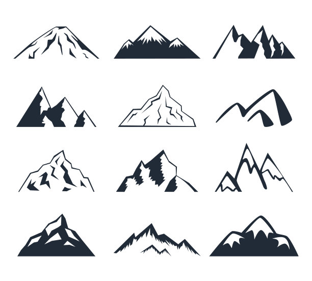 登山logo设计