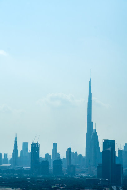 高端商业城市背景板