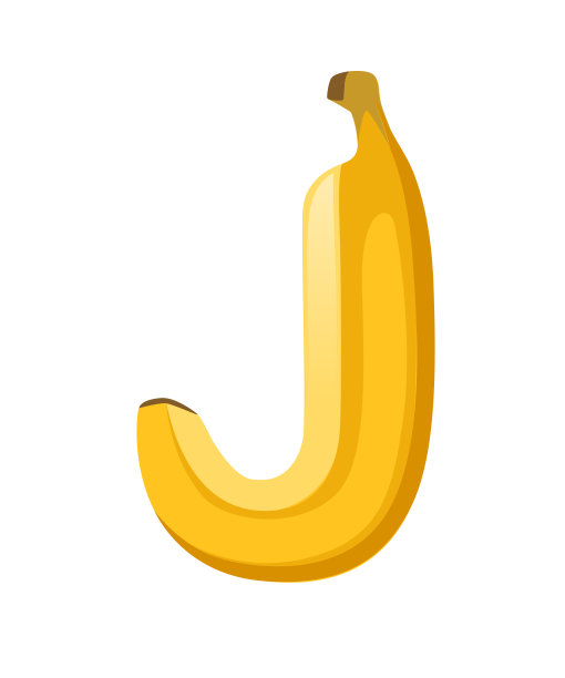 j字母图形logo