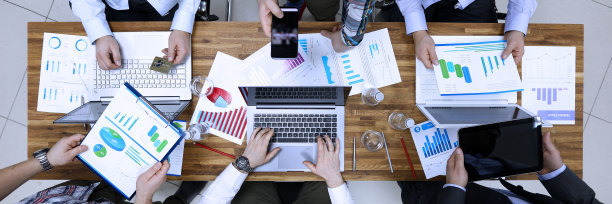 科技风商务活动背景