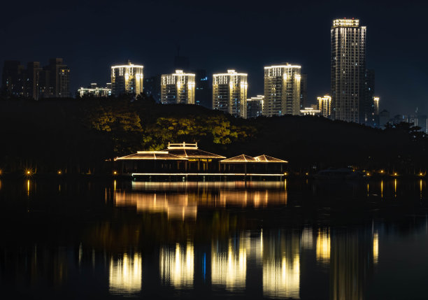 武汉东湖夜景