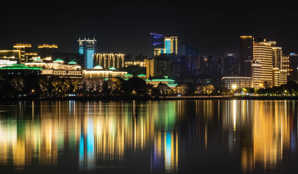 武汉城市夜景桥梁