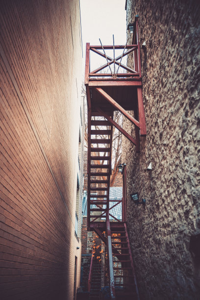 石材阶梯通道建筑