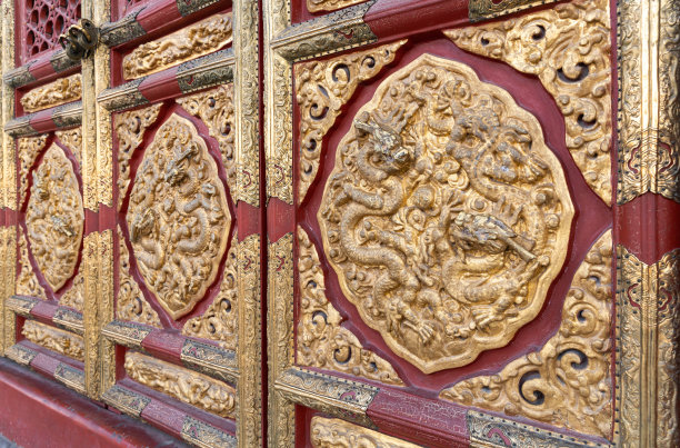 中式宫廷风格木门