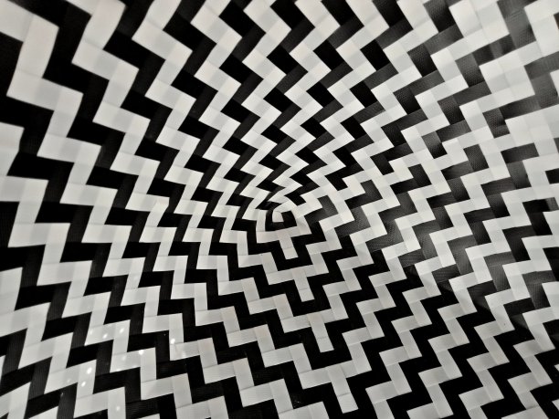 几何图案黑白无缝纹理