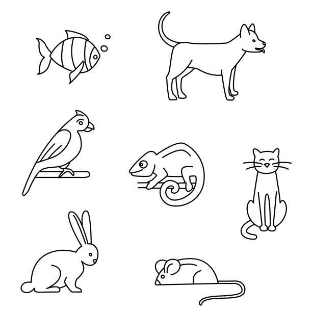 宠物猫狗logo