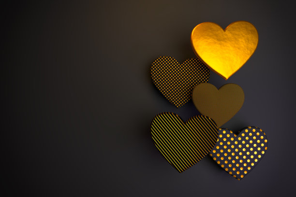 黑金色婚礼效果图