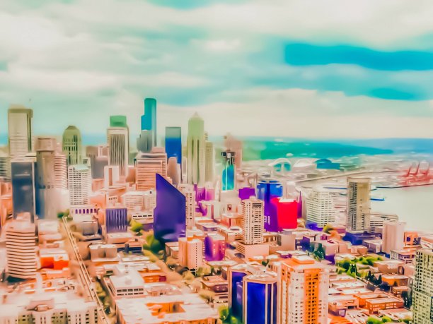 山水地产海报宣传册