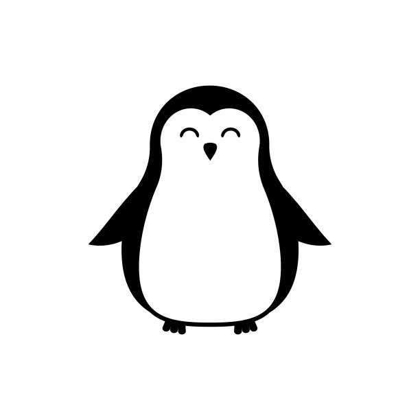 卡通企鹅logo