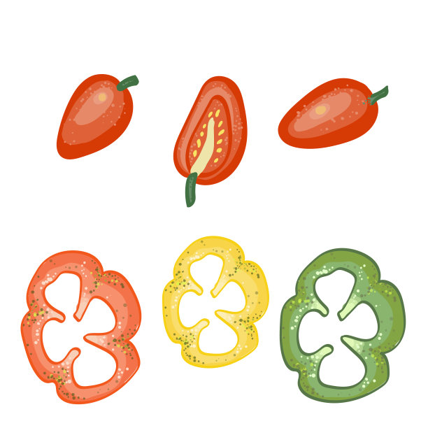 西红柿卡通素材