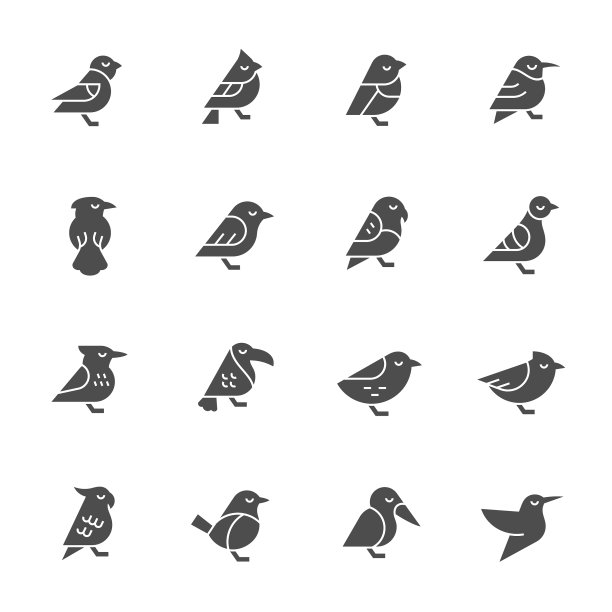 飞鸟logo设计鸽子标志