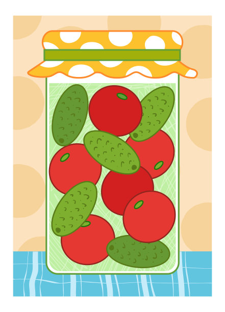 幼儿园植物卡通海报