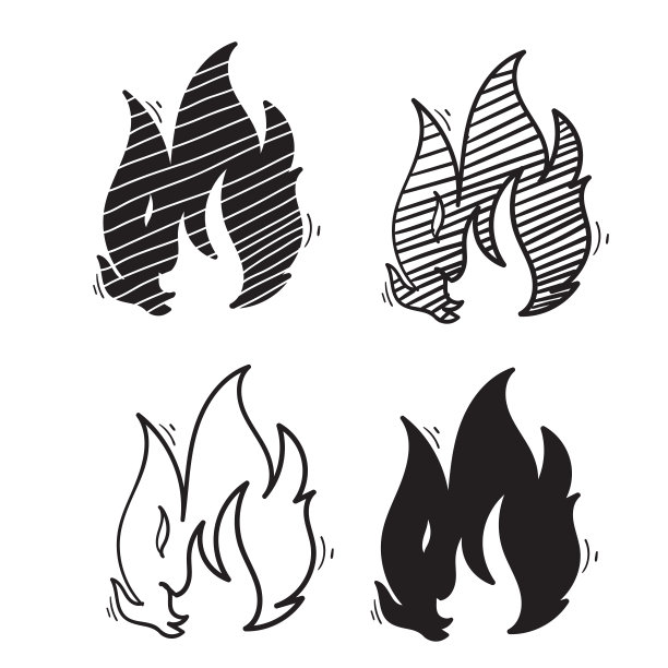 火焰卡通logo