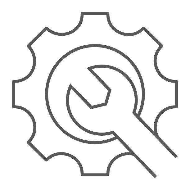 机械logo,齿轮,五金标志