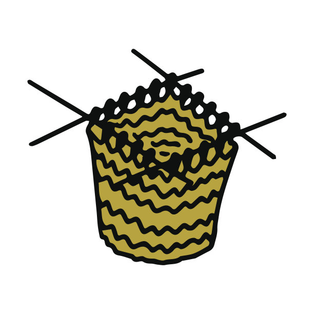 针织品logo针线纺织品