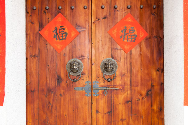 中式门口