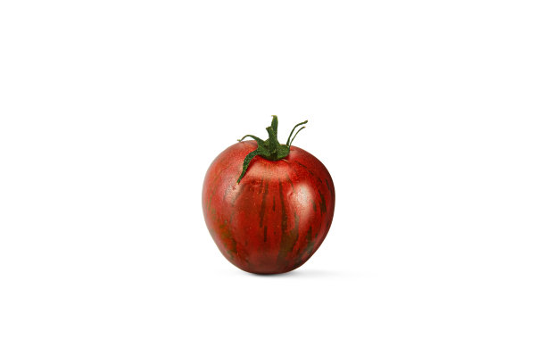 西红柿白底背景
