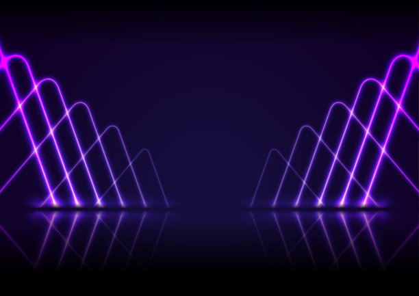 发光线条渐变线条