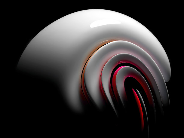 精美圆形渐变花纹图案