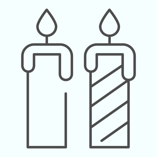 火焰蜡烛logo标志