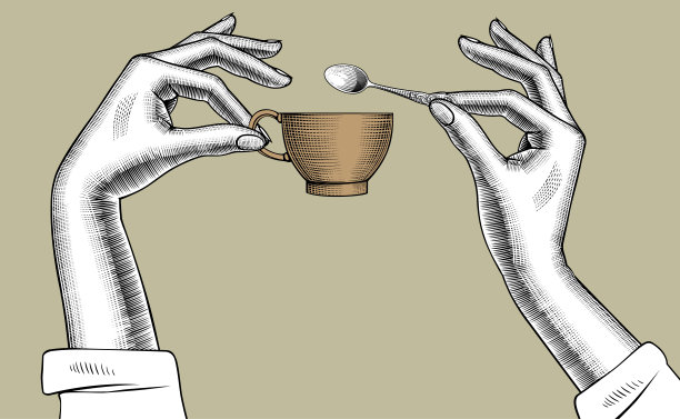 下午茶插画