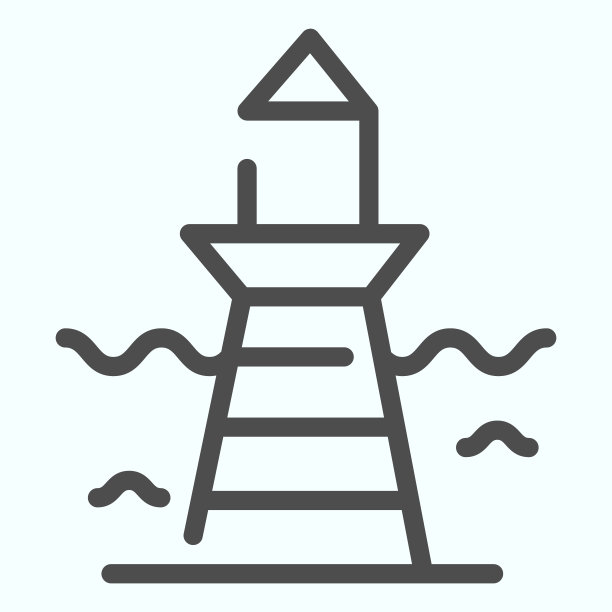 灯塔logo标志设计