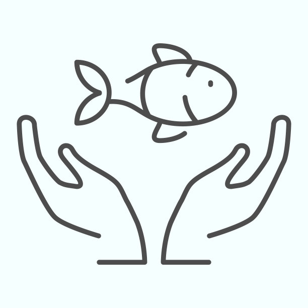 水产标志渔业logo