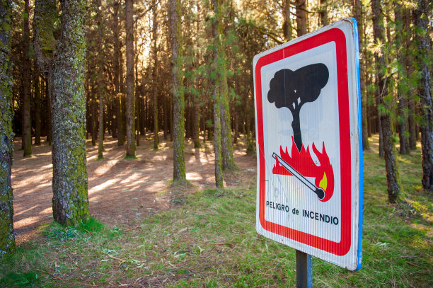 森林防火警示牌