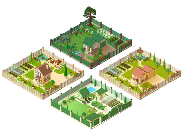 农村别墅模型