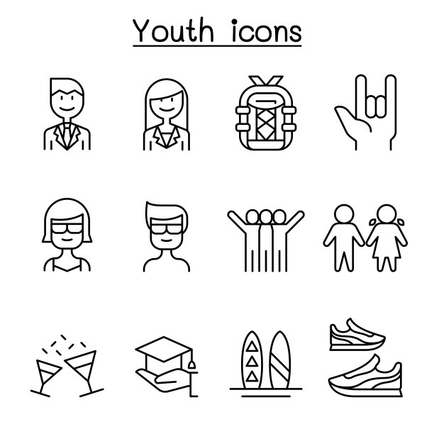 青春活力logo